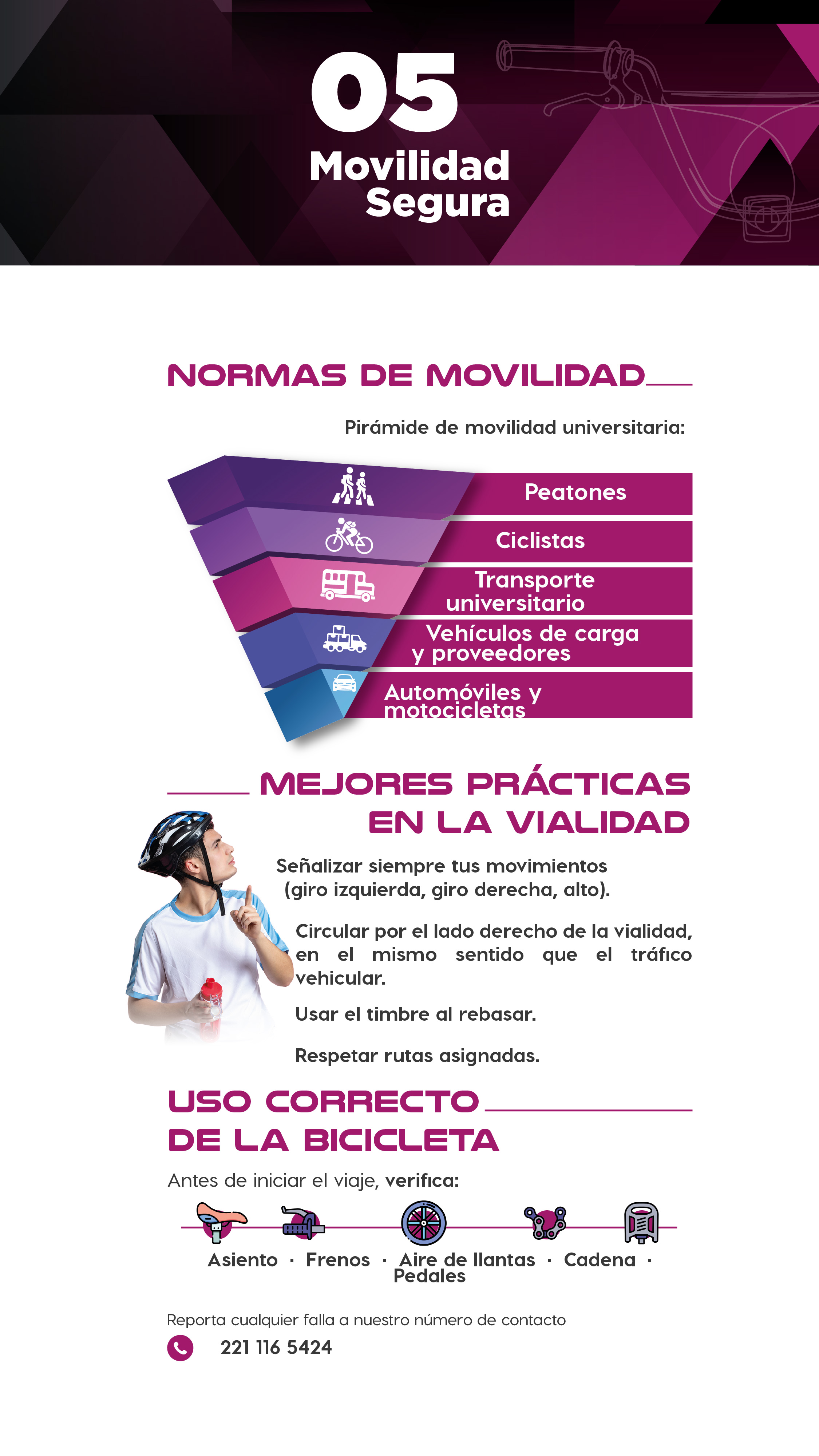 Manual sable bici movil
